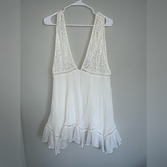 Free People Dresses & Skirts - Free People lace swim coverup/ mini dress